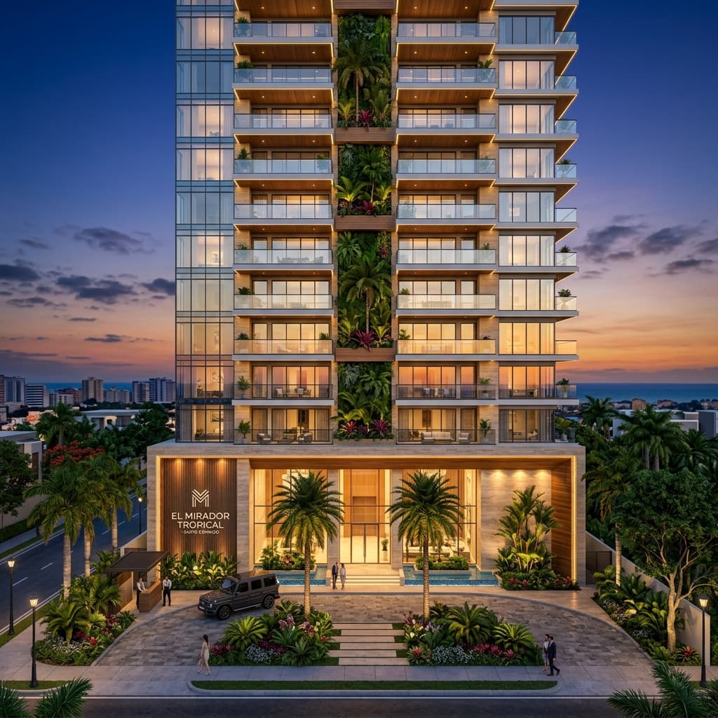Render de Residencial Aurora en Bávaro, Punta Cana